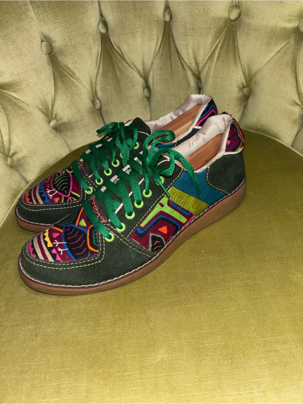 Rare Unisex Catwalk Design Italy Handmade Sneaker Size 10 Men 11 Women - Picture 6 of 10